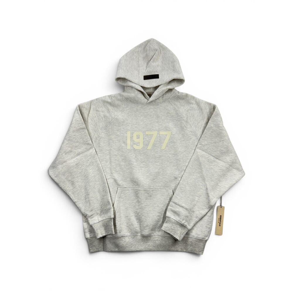 NEW Fear of God Essentials Hoodie 1977 Light Oatmeal